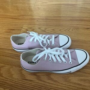 Pink/Purple Low Top Converse